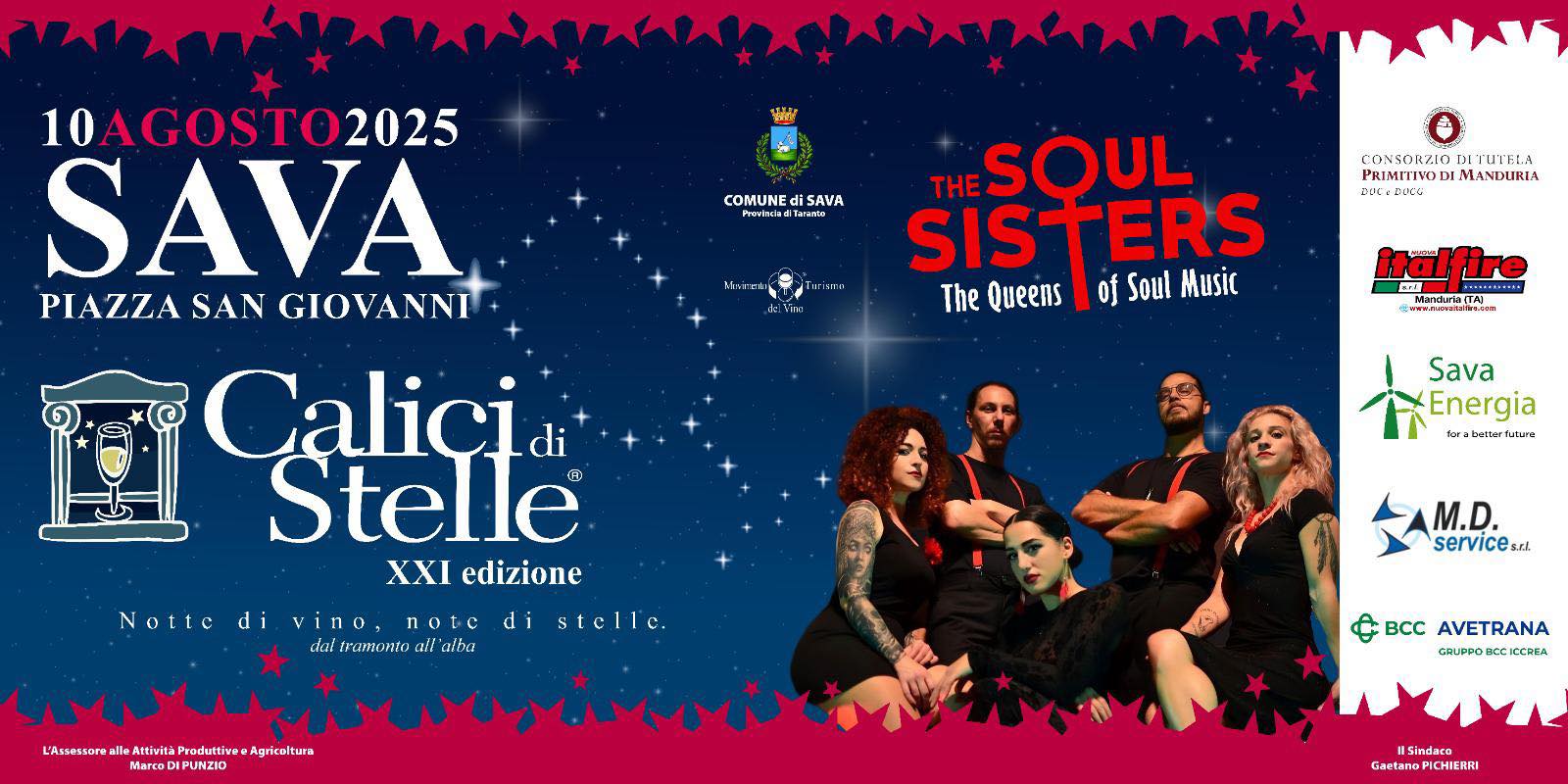 Calici di Stelle 2025 sava